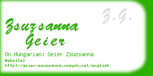 zsuzsanna geier business card